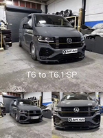 Kit de Carrocería Facelift Sportline Parachoques Parrilla Guardabarros Faro para VW Multivan T5 T6 hasta T6.1 Accesorios para Volkswagen Transporter