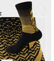 Chaussettes de basketball haut de gamme Gradient, chaussettes athlétiques épaisses et rembourrées, chaussettes de sport de compression professionnelles pour hommes et femmes