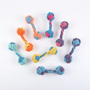 Giocattolo con manubrio per cani intrecciato a doppio limite - Product Image 1