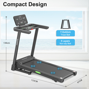 Équipement d'entraînement cardio portable pour intérieur, machine de gym motorisée pliable pour la maison avec connexion APP - Product Image 3
