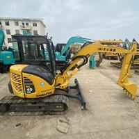 Excavatrice sur chenilles Komatsu PC40MR d'occasion, 4 tonnes, modèle compact 2025, faible consommation de carburant, faible nombre d'heures de fonctionnement, excellent état