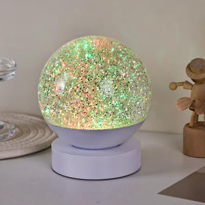 مصباح طاولة لافا براق بقاعدة بيضاء يعمل ببطاريات AAA ثلاثية مع تحكم باللمس لتغيير الألوان، ديكور عصري مبتكر للأعياد للأطفال - Product Image 1