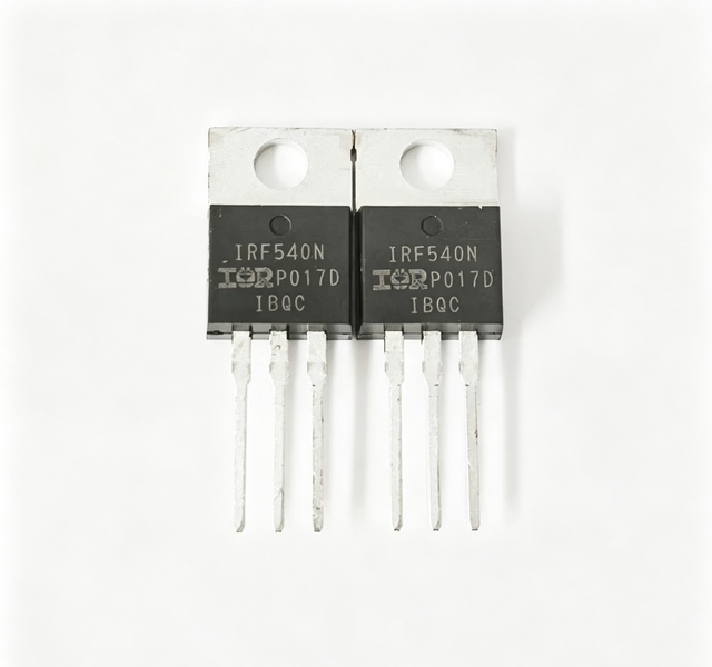 Infineo IRF540N High Power N-Channel MOSFET Transistor TO-220AB Package 2pcs Lot for Power Supply Converter