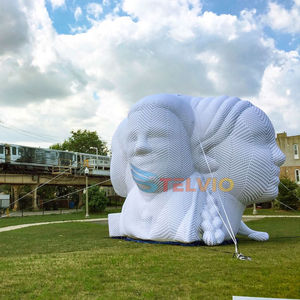 Figure gonflable géante réaliste de décoration d'activité modèle gonflable fait sur commande de visage de figure pour la décoration extérieure - Product Image 2