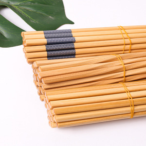 ตะเกียบไม้ไผ่สไตล์ญี่ปุ่น 25 ซม. ปลายแหลม ลายเกล็ดปลา สำหรับใช้ในโรงแรม - Product Image 1
