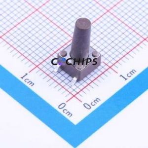 DTSM-66N-V-T/R Tactile Switch SMD-4P,6.2x6.2mm Switch Single Pole Single Throw Round Button 6.2mm 6.2mm - Product Image 1
