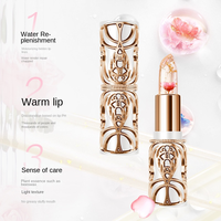 Baume à Lèvres de Maquillage en Gros Hydratant Longue Durée Nourrissant Teinte de Lèvres à Température Fleur de Cristal Rouge à Lèvres de Luxe Marque Privée