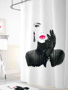 カスタマイズ100% ポリエステル防水シャワーカーテンバスルーム4個セット - Product Image 4