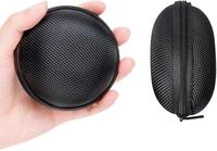 2 boîtes de rangement de petite taille à haute protection, étui rigide en EVA avec fermeture éclair, portable, tendance, unisexe, pour écouteurs