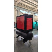 Compresor de aire de tornillo 4 en 1 de 7.5KW 10HP 16Bar con imán permanente VFD y secador de aire incorporado