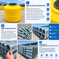 Barrière de sécurité rotative en polyuréthane EVA non réfléchissante à fort impact, galvanisée à chaud, dimensions personnalisables, pour le trafic