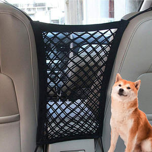 Barrière pour animaux de compagnie en maille hautement élastique, solide, douce, respirante, écologique, durable, réglable, accessoire pour le rangement dans la <span class=keywords><strong>voiture</strong></span>, sac de barrière pour <span class=keywords><strong>chien</strong></span> - Product Image 1