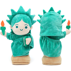 Muñeco de Peluche Personalizado de la Estatua de la Libertad al por Mayor, Figura de la Dama de la Libertad de 13 Pulgadas, Peluche Abrazable, Regalos para Niños - Product Image 2