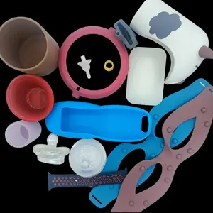 Food Medical Grade Custom-made Molded Silicone Rubber Plastics Products Silicone Bady Parts