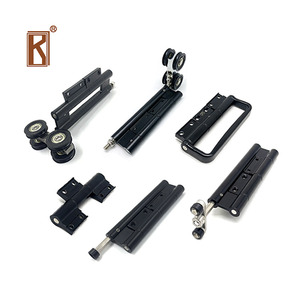 58 Series Heavy Duty Con lăn bản lề hợp kim nhôm Bản lề cho bi-gấp cửa Trung Quốc nhà máy gấp cửa bản lề - Product Image 1