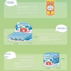 القط الجشع الصغير من الجيل الثاني من سلسلة الأطفال الحقيقيين ، صندوق أعمى من كلوريد البولي فينيل ، لعبة أزياء تعمل باليد ، شبكة الحلي المجمدة الجديدة - Product Image 4