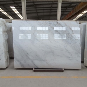 Boton đá nhà máy hiện đại đánh bóng Trung Quốc giá Quảng Tây đá tự nhiên sàn slab Trắng gạch đá cẩm thạch - Product Image 2