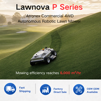 LAWNOVA ATRONEX Tondeuse Robot Commerciale Robuste Tondeuse Industrielle Navigation IA Robomower Remplace 2-3 Travailleurs Électrique Pur