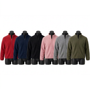 Wholesale <b>Women</b> Winter Knitted Fleece Breathable Outdoor Hooded Heated <b>Jacket</b> <b>Lightweight</b> Full Zip Casual Soft Warm Outwear - Product Image 1