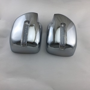 2PCS Cubiertas Protectoras para Espejos Retrovisores Exteriores para Toyota <span class=keywords><strong>Land</strong></span> <span class=keywords><strong>Cruiser</strong></span> FJ100 1998-2007 Juego Cromado con Función de Señal de Giro - Product Image 4