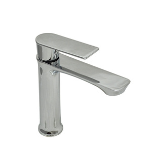 <span class=keywords><strong>Grifo</strong></span> Monomando de Lavabo de Latón con Caño Largo, Válvula de Cerámica de 25 mm, Base de Latón Alargada, OEM - Product Image 1