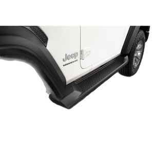 Marchepieds latéraux pour Jeep Wrangler JL deux portes quatre portes en acier noir - Product Image 5