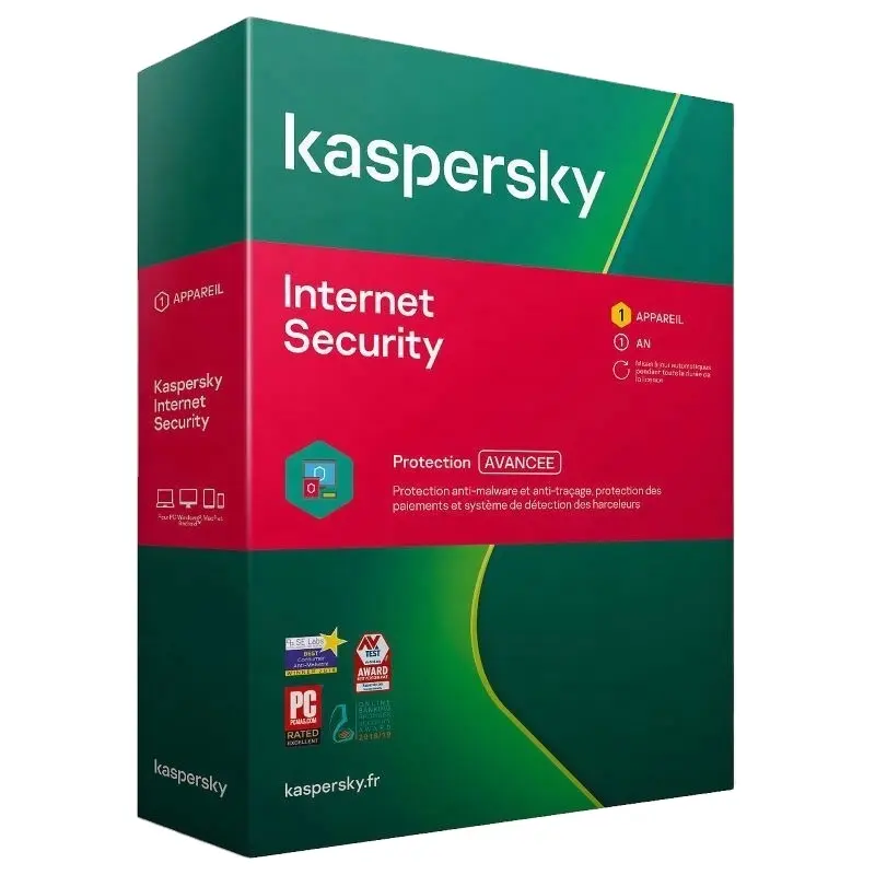 Kaspersky Internet Security 1 an 1pc code de licence global online Protection Kaspersky Security software key