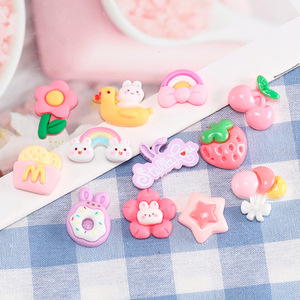 <b>Resin</b> <b>Craft</b> Charms Floral Cartoon Custom Shape Diy Artistic Accessories - Product Image 2