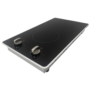 Table de cuisson en céramique de 30cm avec 13A câblé ou enfichable <span class=keywords><strong>Domino</strong></span> 2 brûleurs Table de cuisson électrique Table de cuisson infrarouge de conception intégrée - Product Image 3