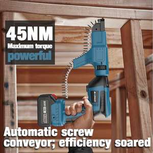Electric Chain <strong>Gun</strong>, Lithium Battery Automatic <strong>Screw</strong> <strong>Gun</strong>, Portable <strong>Plasterboard</strong> Brushless Nail <strong>Gun</strong>, Chain <strong>Screw</strong> <strong>Gun</strong> - Product Image 4