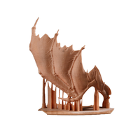 Modèle de figure de cire rouge imprimé en 3D de haute précision du fabricant chinois fabriqué à partir de résine durable