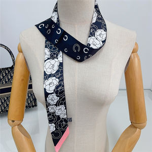 Nieuw Ontwerp 120*5Cm Print Vrouwen Lange Imitationzijde Sjaal Mode Hoofddoek Merk Stropdas Tas Skinny Sjaal - Product Image 6