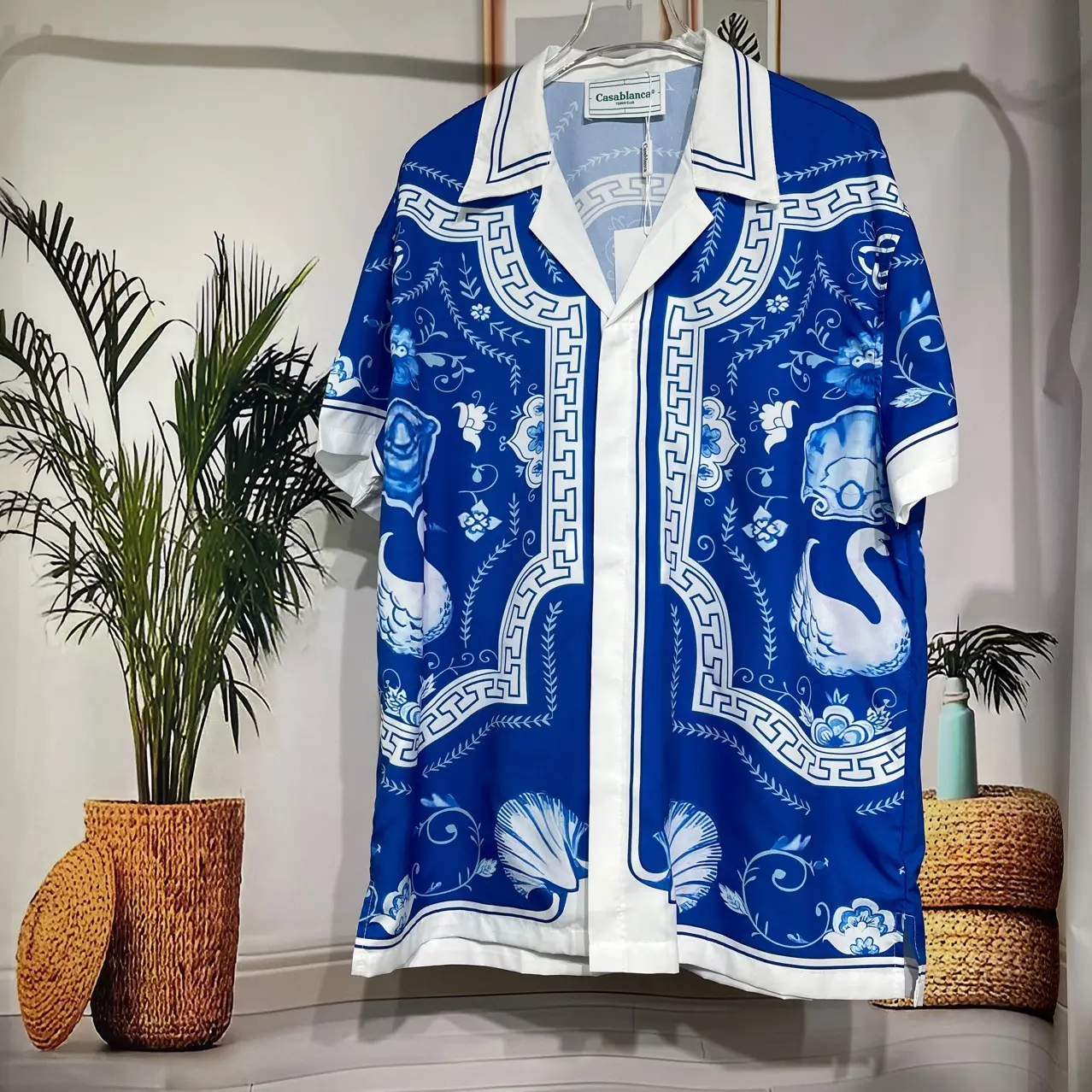 Hawaii хорошее качество ca Летняя мужская рубашка с короткими рукавами цветочный дизайн модный универсальный кардиган для внешней торговли