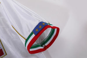 เสื้อฟุตบอลสีขาวย้อนยุค <span class=keywords><strong>Del</strong></span> <span class=keywords><strong>Piero</strong></span> 95ชุดเล็กชุดสีขาวพิมพ์ลายตามสั่ง - Product Image 6