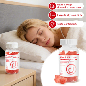 Caramelle Gommose Rosa Dolci con <span class=keywords><strong>Vitamina</strong></span> D3 2000 UI, Integratore Alimentare OEM ODM OBM - Product Image 4