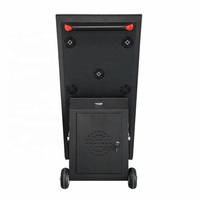 Totem mobile pour l'extérieur de 43 pouces, portable, écran LCD, signalisation numérique mobile, alimenté par batterie pour la vente au détail