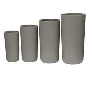 Direct chinois usine moderne minimaliste grand cylindre Fiberclay Pot de <span class=keywords><strong>fleur</strong></span> <span class=keywords><strong>support</strong></span> pour la plantation intérieure/extérieure - Product Image 5