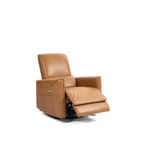 Canapé inclinable pivotant à 360 degrés, design moderne de haute qualité, en cuir, avec fonction massage, pour salon, avec chargeur USB, directement de l'usine