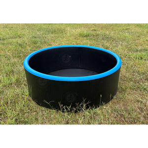 Tobogán interior de piscina inflable plegable de plástico resistente con juego de columpio para niños - Product Image 6