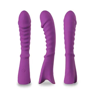 Sıcak satış yetişkin ürünleri silikon g-spot 9 titreşim modları titreşimli vibratör seks oyuncak kadın
