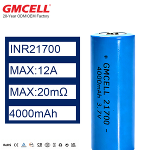 แบตเตอรี่ลิเธียม INR 21700 ความจุ 4000mAh แบบขายส่ง 3C/10C 12A/40A ความต้านทานภายในต่ำ จากผู้ผลิต - Product Image 1