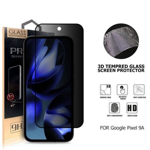 Ultra Thin Fingerprint Unlocking 9H Curved Privacy Tempered Glass <b>Screen</b> Protector Film for Google Pixel 9A 9Pro 9 Pro XL 8A 7A - Product Image 4