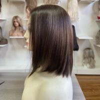 Perruque juive traditionnelle de haute qualité pour femmes, synthétique, casher, sheitel, cheveux blonds naturels, style vague d'eau, perruque juive transparente