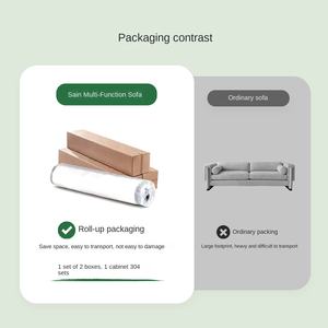 Canapé sectionnel créatif pour la maison <span class=keywords><strong>super</strong></span> doux transfrontalier nouvelle combinaison d'éponge canapé paresseux ensemble de salon avec canapé <span class=keywords><strong>super</strong></span> doux - Product Image 4
