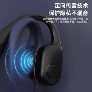 Auriculares Bluetooth de Conducción Ósea Abiertos, 1000-2000mAh, Carga Tipo-C, Control Táctil, Deportes, Correr, Ciclismo, Natación - Product Image 4