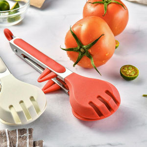 Pince alimentaire multifonctionnelle en silicone anti-chaud à haute température outils de cuisine de cuisson et de pâtisserie pour Steak <span class=keywords><strong>pain</strong></span> Barbecue Grill - Product Image 3