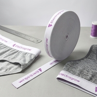 Bande Jacquard en Nylon Haute Élasticité avec Étiquette Personnalisée, Ceinture de Sous-vêtements pour Hommes de Haute Qualité, Bandeau de Sport et Sangle de Poignet et d'Épaule