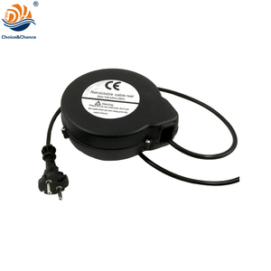 Dyh EU tiêu chuẩn tự động khóa 220V mini có thể thu vào cáp Reel 5m chiều dài mô hình DYH-1606 cho các thiết bị gia dụng - Product Image 3