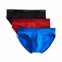 Sous-vêtements pour hommes avec logo personnalisé, poche 3D, haute élasticité, respirant, vente en gros OEM