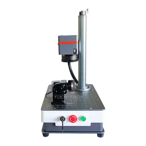 Máquina cilíndrica portátil pequena de marcação a laser UV para garrafas de vidro DIY sem metal e revestidas de metal